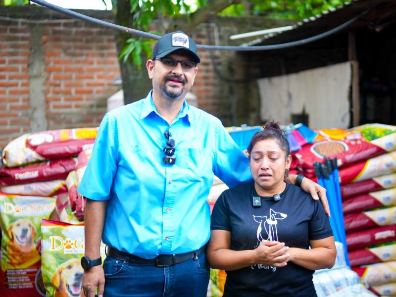 Griselda agradeció el apoyo recibido para continuar la atención de los 345 perros que alberga Orgullo Mestizo.