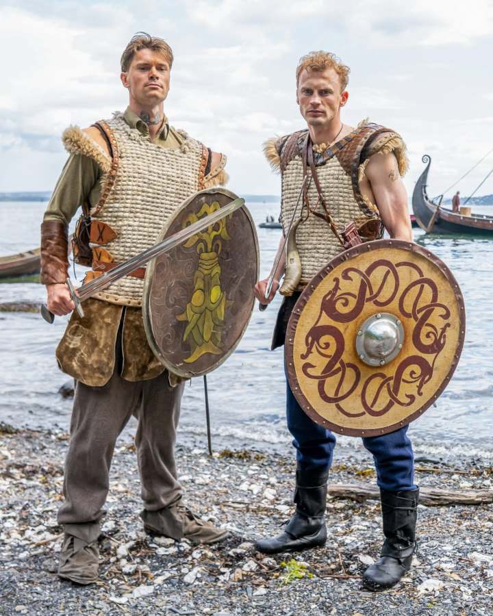 Los jugadores de Noruega posaron caracterizados como vikingos en una producción especial realizada antes de viajar al Mundial 2026.