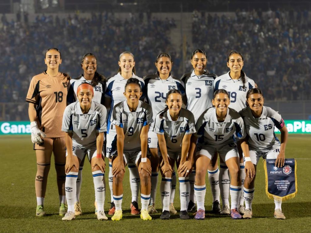 Selecta Femenina contra Costa Rica. Foto Cortesía FESFUT