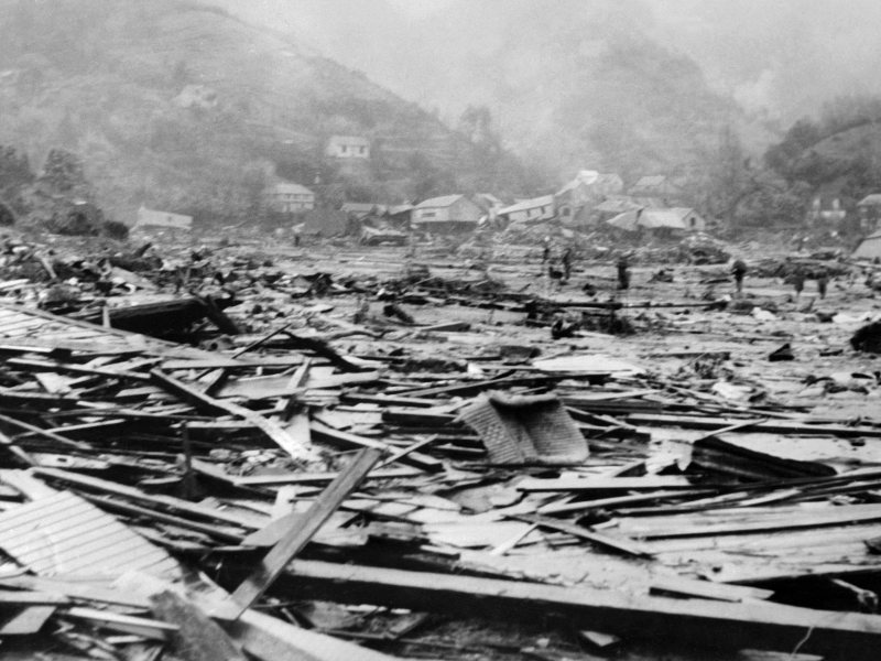 El terremoto de Valdivia, en Chile, alcanzó una magnitud de 9,5 Mw y es considerado el más fuerte registrado en la historia.