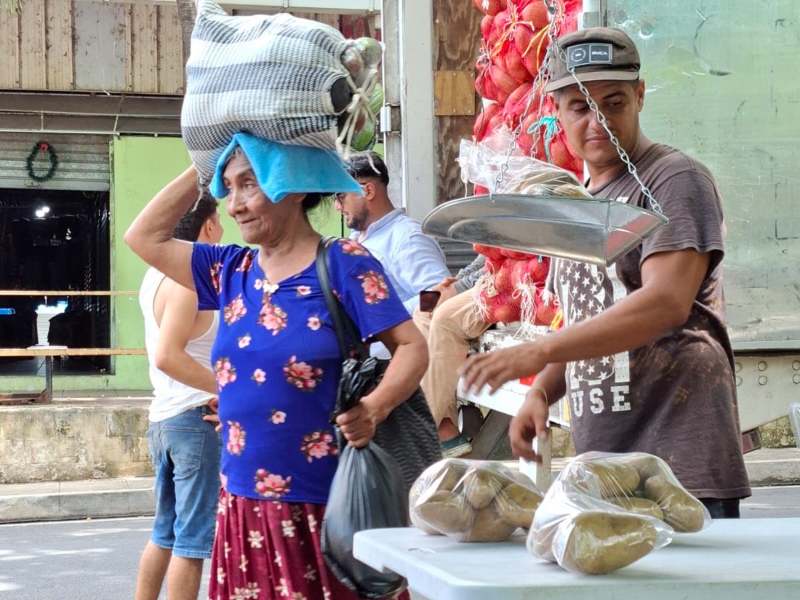 El Gobierno habilitó un punto de venta de papa frente a Megaplaza Sonsonate para comercializar el producto a precio fijo.