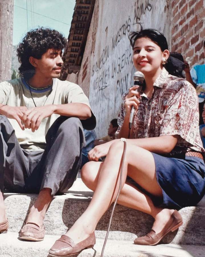 Así lucía Verónica Guerrero en sus primeros años recorriendo el país como parte de la "Búsqueda del Tesoro". Foto/Cortesía