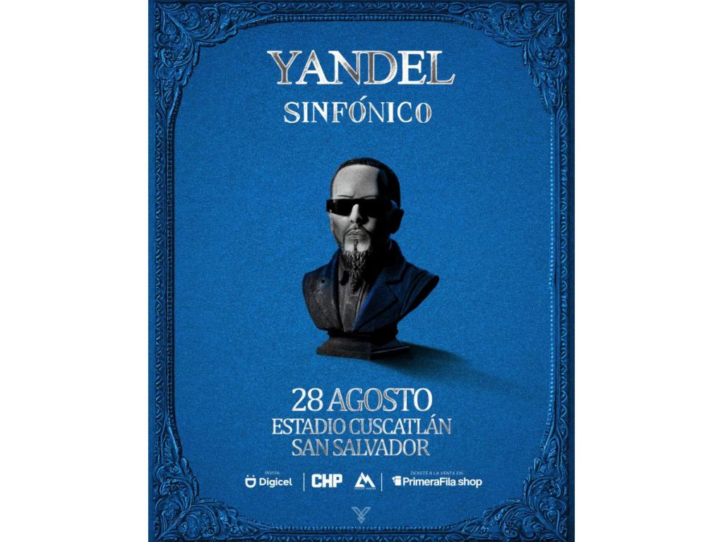 Yandel regresará a El Salvador el próximo 28 de agosto con su espectáculo Sinfónico, que esta vez se realizará en el Estadio Cuscatlán.