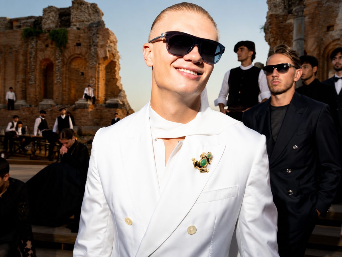 Erling Haaland-Dolce & Gabbana-moda-fútbol