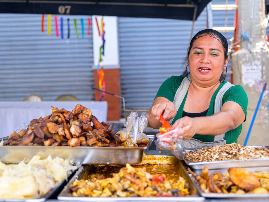 La yuca frita y sancochada es la protagonista del festival que se celebra este sábado en el distrito de Mejicanos. Foto EDH / Cortesía Alcaldía de San Salvador Centro.