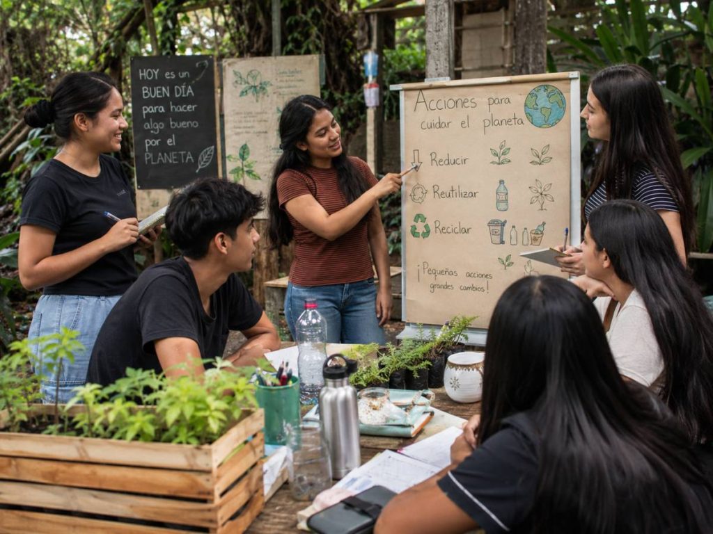 Jóvenes-clase-medio-ambiente-educación