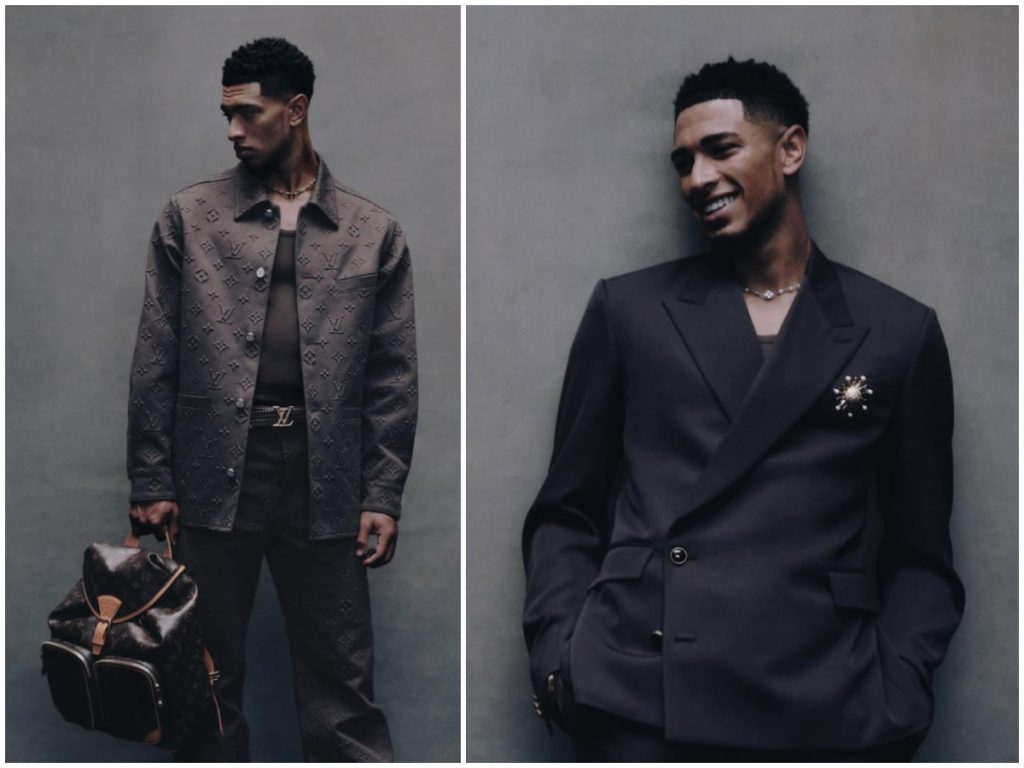 Jude Bellingham inicia una nueva etapa en la moda masculina como amigo de la casa Louis Vuitton, en colaboración con Pharrell Williams.