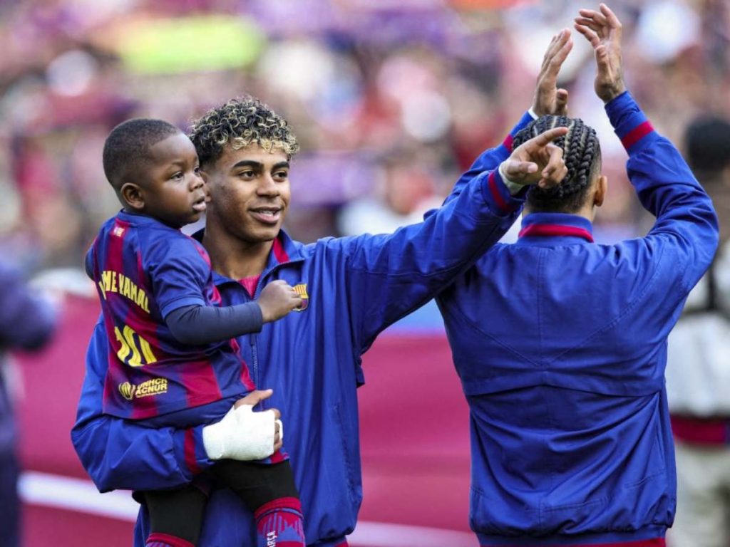 Las celebraciones de Keyne junto a la familia de Lamine Yamal se hicieron virales durante el Mundial. / Foto AFP
