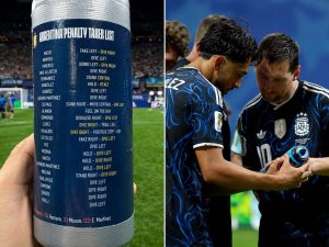 La botella de Jordan Pickford contenía instrucciones sobre los posibles cobradores argentinos