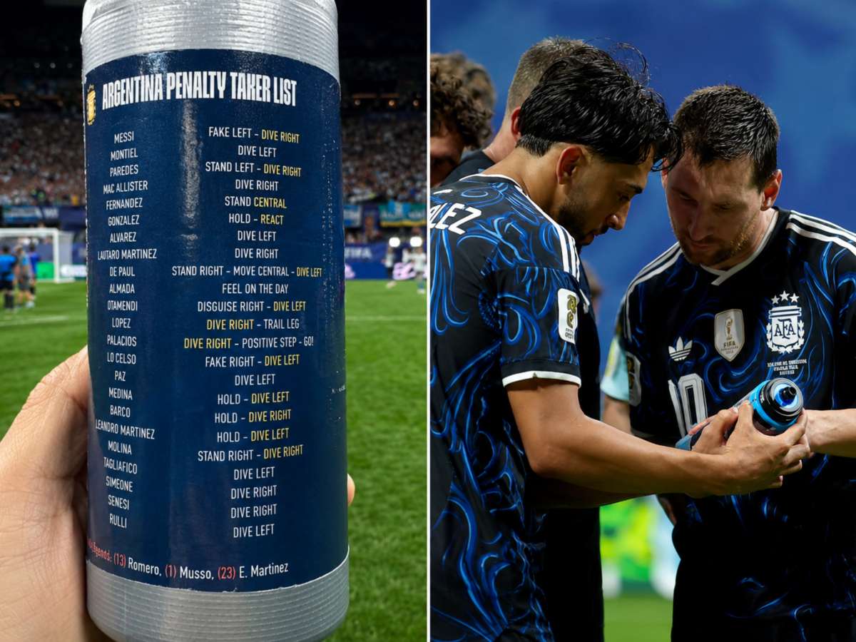 La botella de Jordan Pickford contenía instrucciones sobre los posibles cobradores argentinos