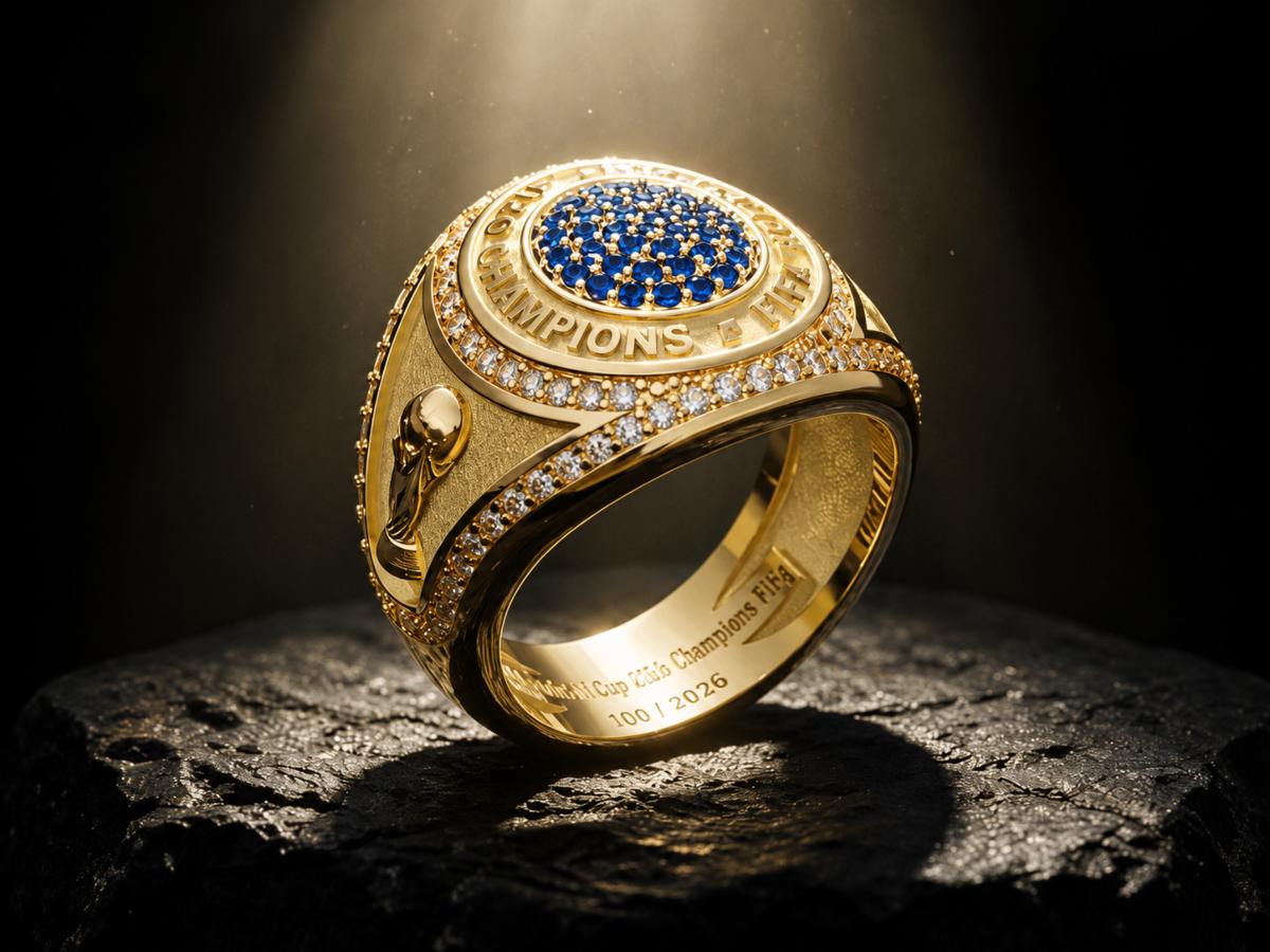 Los anillos de campeón de la Copa Mundial de la FIFA 2026
