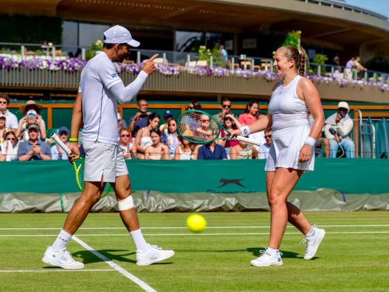 Es el primer título de Chelo en dobles mixto, que se suma a los dos Roland Garros obtenidos en 2022 y 2024. Foto: cortesía Wimbledon.