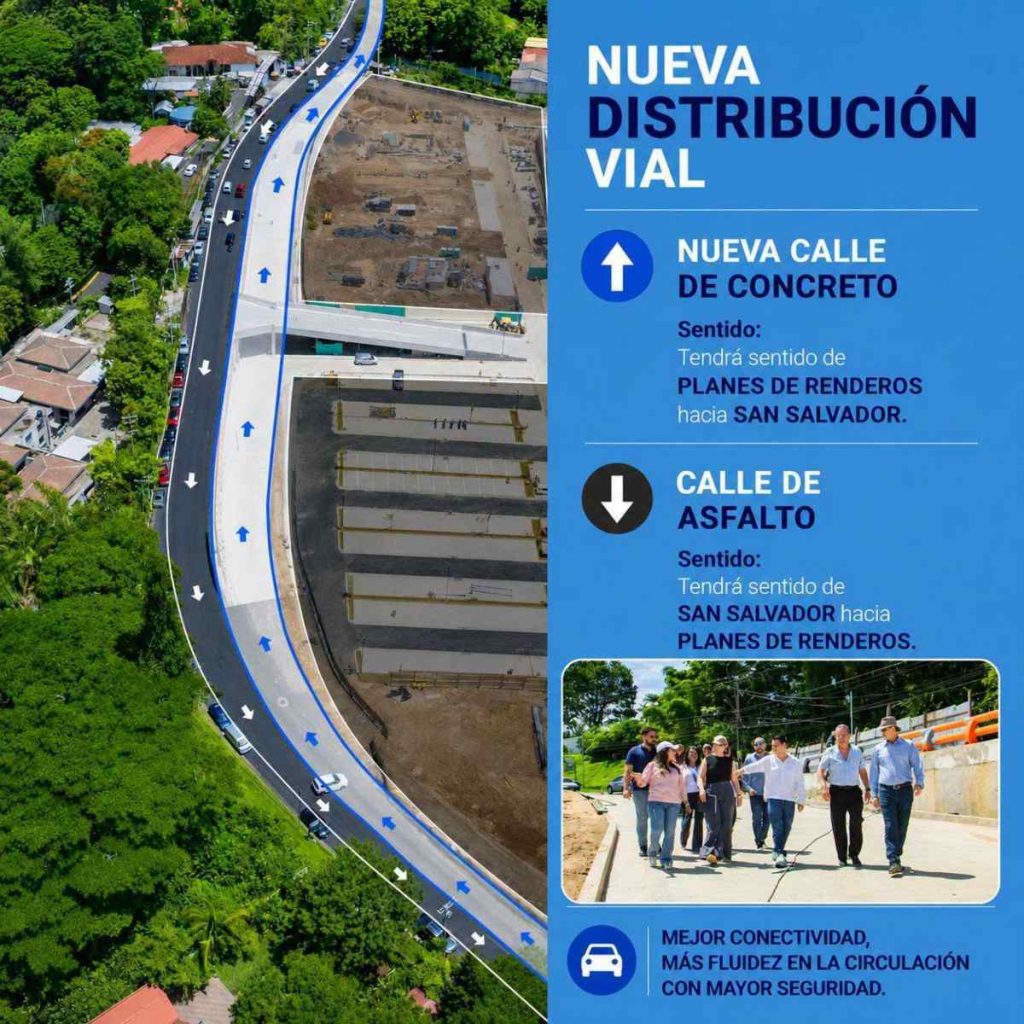 Nueva distribución vial