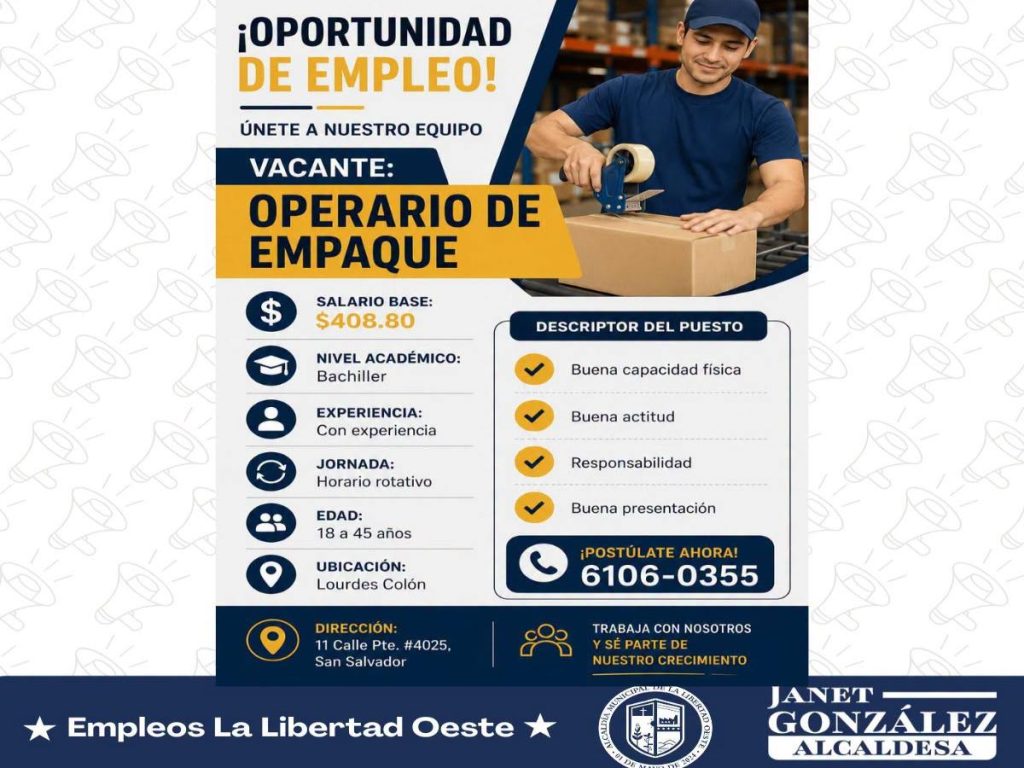 Operario de Empaque