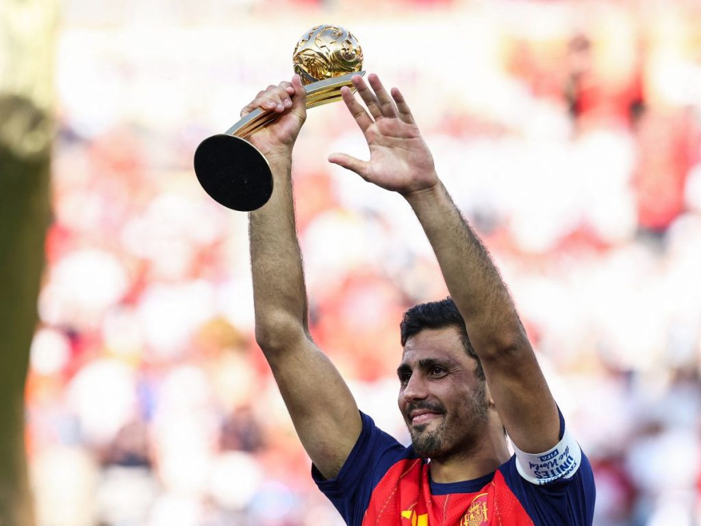 Rodri Hernández fue elegido mejor jugador del Mundial 2026 después de que España venciera 1-0 a Argentina en la final disputada en East Rutherford, Estados Unidos.