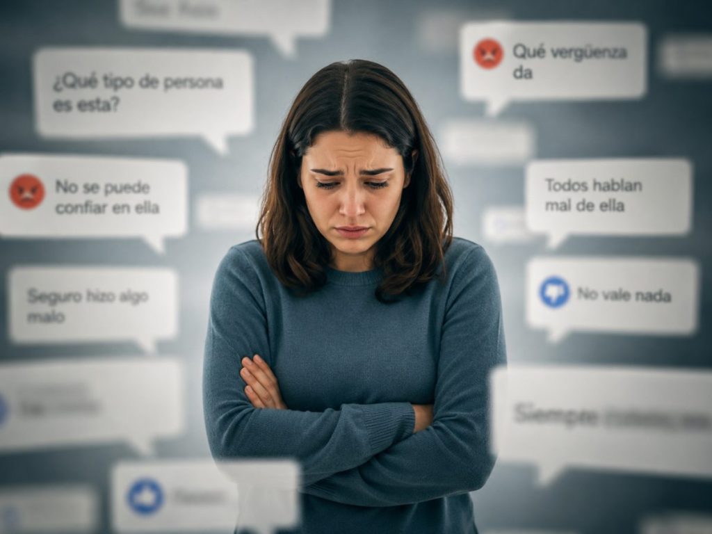 Una acusación falsa, una ofensa-redes-sociales