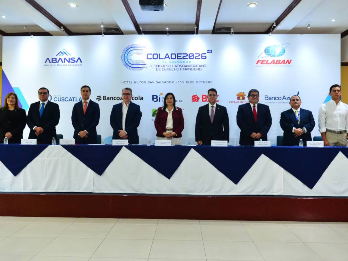 El Salvador será la capital del derecho financiero con COLADE 2026