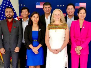 Siete profesionales salvadoreños fueron seleccionados para los programas Fulbright y Hubert H. Humphrey 2026, informó la Embajada de Estados Unidos en El Salvador.