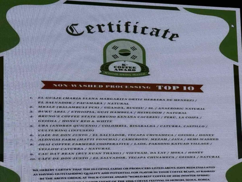 El Guaje, un Pacamara natural producido por María Elena Ortiz de Méndez, obtuvo el primer lugar en la categoría de procesos no lavados.