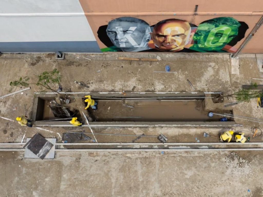Las obras se desarrollan en un tramo cercano a la calle Rubén Darío, en el Centro Histórico capitalino. Foto: MOP
