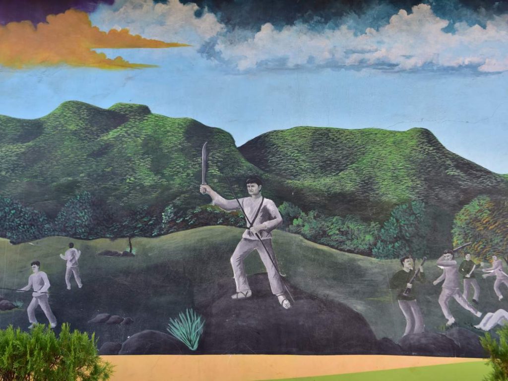 La cueva de Anastasio Aquino conserva parte de la historia del líder indígena en Santiago Nonualco. Foto: Miguel Lemus.