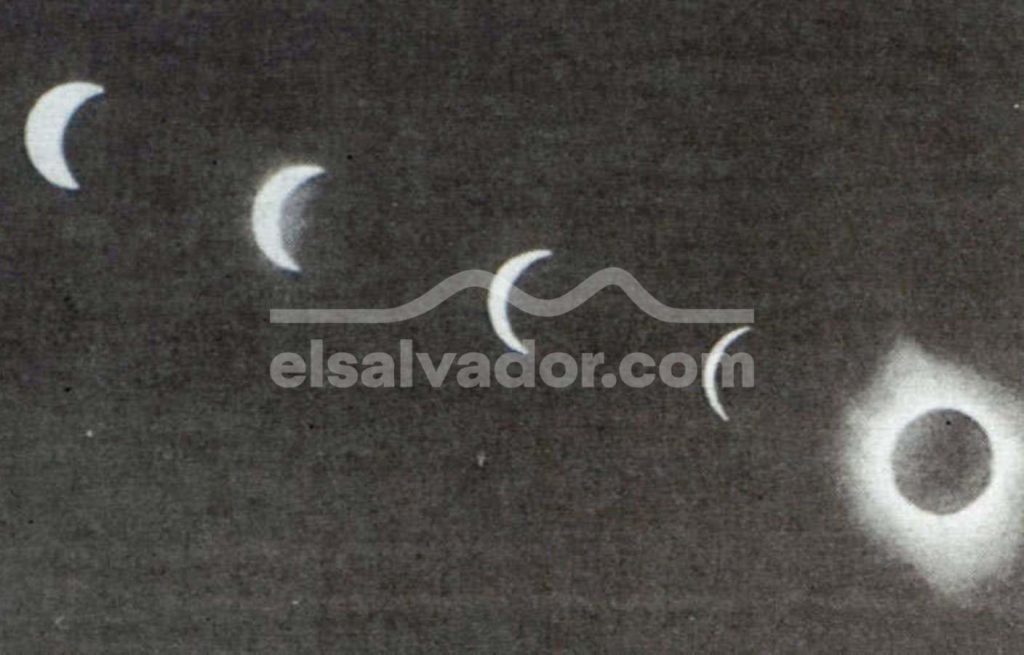 Secuencia de la Luna cubriendo el Sol hasta formar el “Anillo de Diamante”.