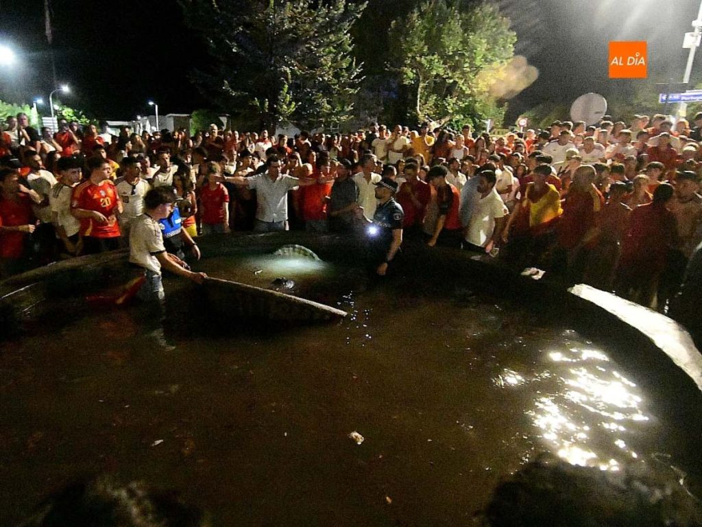 El hecho ocurrió en Ciudad Rodrigo, Salamanca, poco después de la medianoche. Foto: AFP