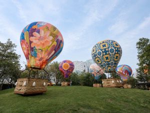 Globos aerostáticos temáticos ofrecen una experiencia gastronómica única en Ciudad de Guatemala.