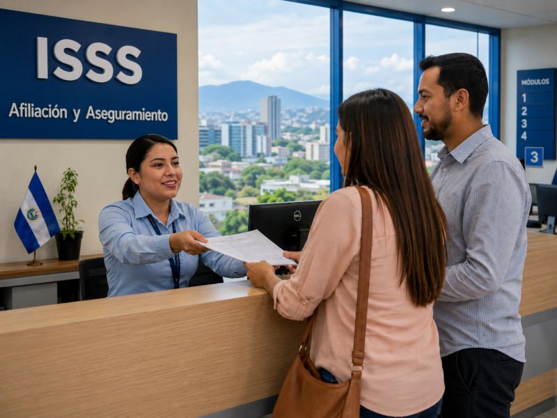 La inscripción del cónyuge como beneficiario del ISSS requiere presentar documentos originales en las sedes habilitadas.