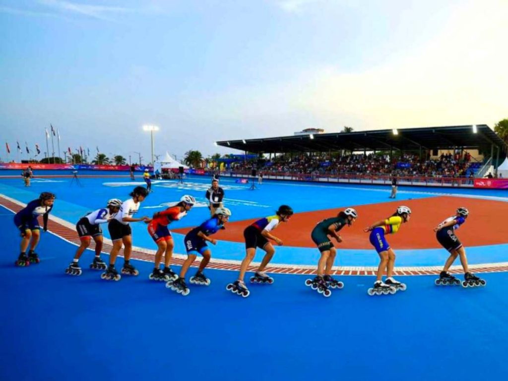 Ivonne Nóchez volvió a subir a lo más alto del podio tras una destacada actuación en el patinaje de velocidad.