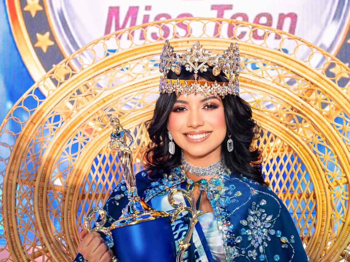 Paola Sofía Huete fue elegida Miss Teen El Salvador 2026 durante la gala celebrada el sábado 11 de julio.