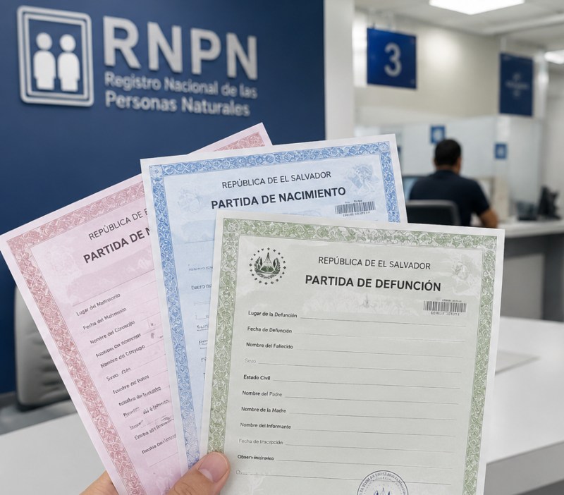 El trámite de autenticación aplica para partidas de nacimiento, matrimonio y defunción destinadas a uso internacional.