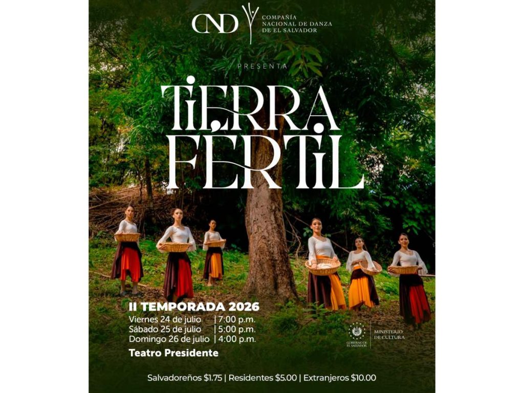 Un elenco de 13 bailarines dará vida a esta propuesta de danza contemporánea dedicada a la identidad salvadoreña. Imagen/ Ministerio de Cultura