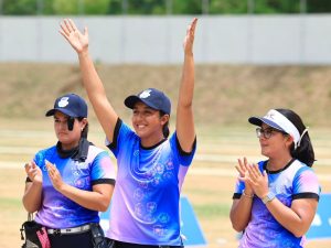 El Salvador conquistó la medalla de oro en arco compuesto por equipo femenino en los Juegos Centroamericanos y del Caribe Santo Domingo 2026.