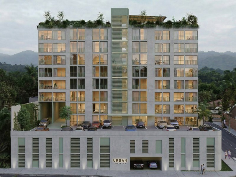 Urban San Jacinto contempla 87 apartamentos distribuidos en un edificio de 11 niveles.