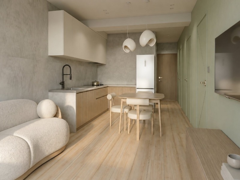 Los planos muestran la distribución de los tres modelos de apartamentos disponibles en Urban San Jacinto.