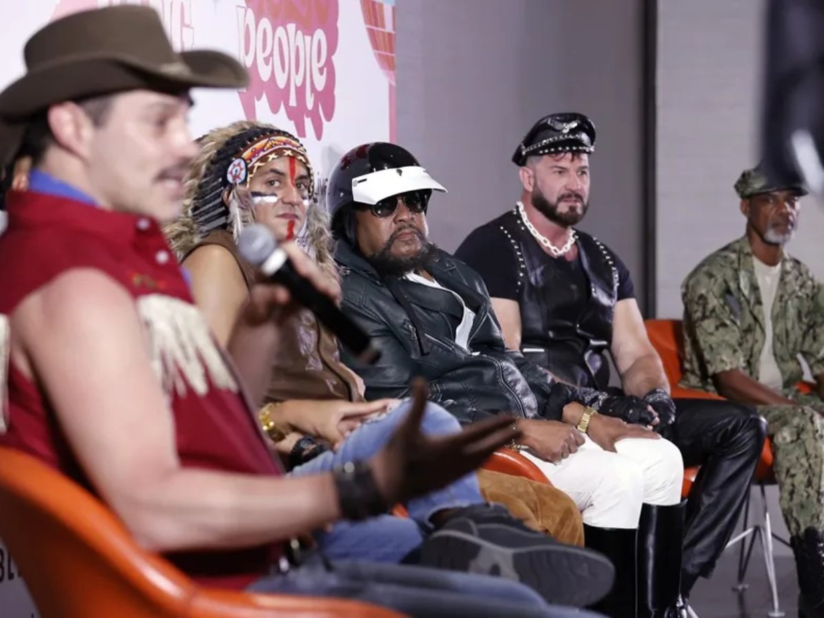 Desde la izquierda los integrantes del grupo Village People Nicholas Manelic, James Kwong, Javier Perez, Victor Willis y James J.J. Lippold, en una imagen de archivo.
