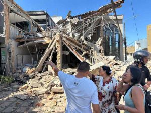 AFP- Terremoto- Colombia-Destrucción- Edificios
