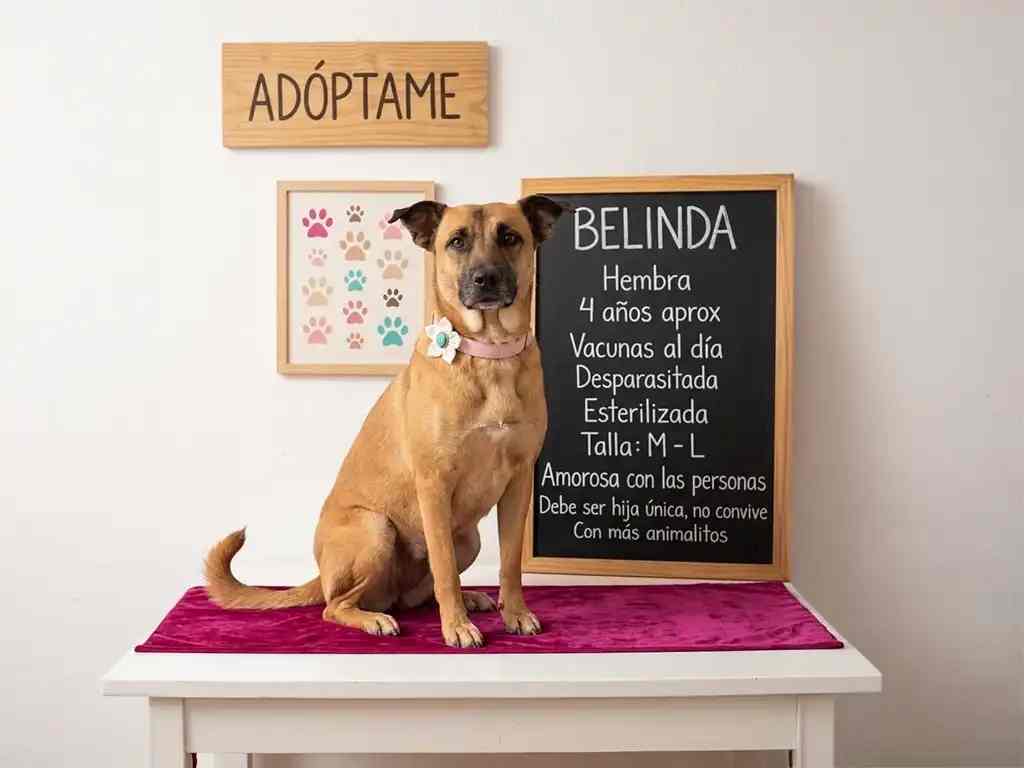 En casa mascota única.