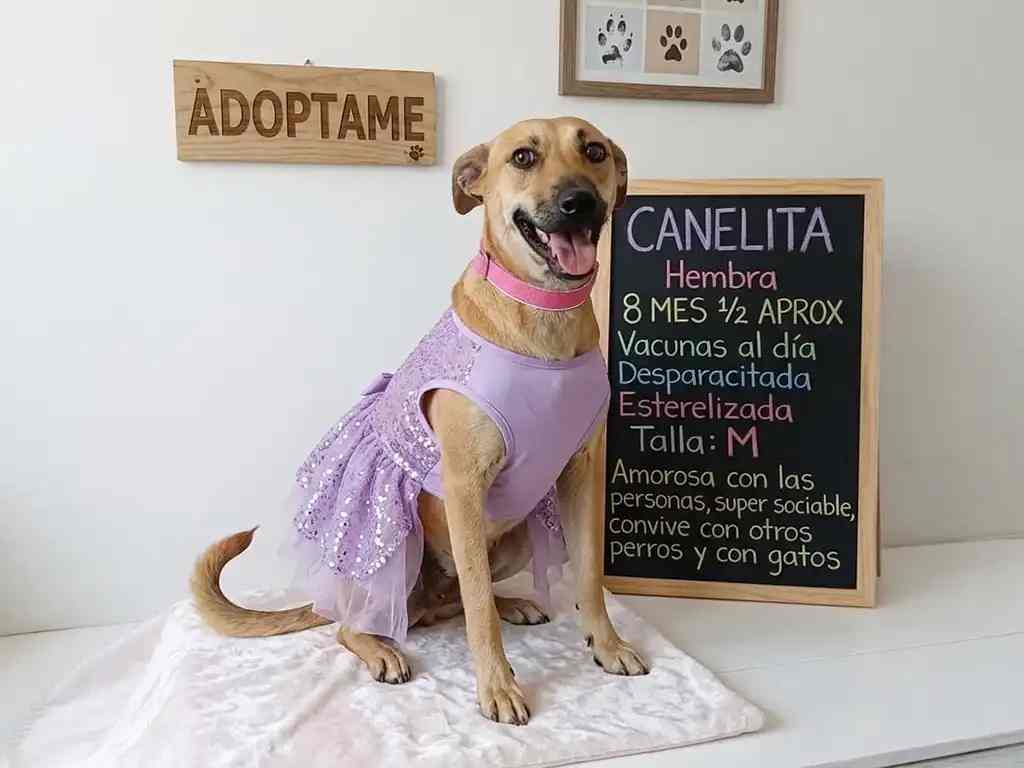Perrita amorosa