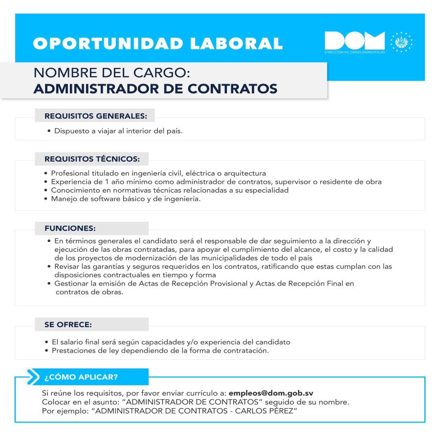 DOM-plaza de empleo