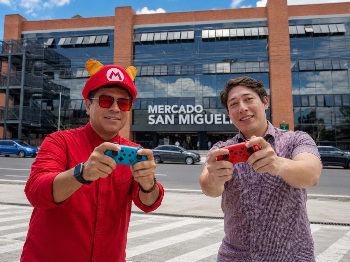 Día del gamer en mercado San Miguelito
