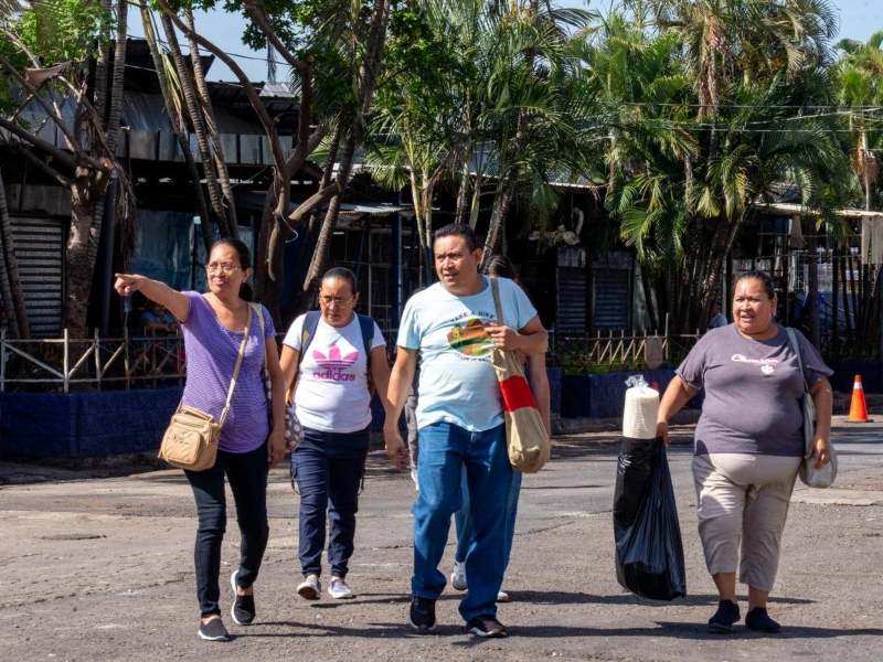 La intervención incluyó calles ubicadas en los alrededores del Mercado Central y próximas al Cementerio Los Ilustres. Foto/ Cortesía Alcaldía de San Salvador Centro