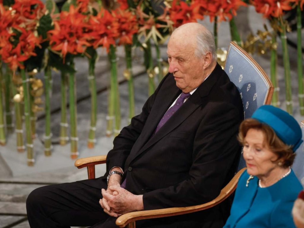Harald V ocupó el trono de Noruega desde 1991 y se convirtió en el decano de los monarcas europeos. Foto / AFP