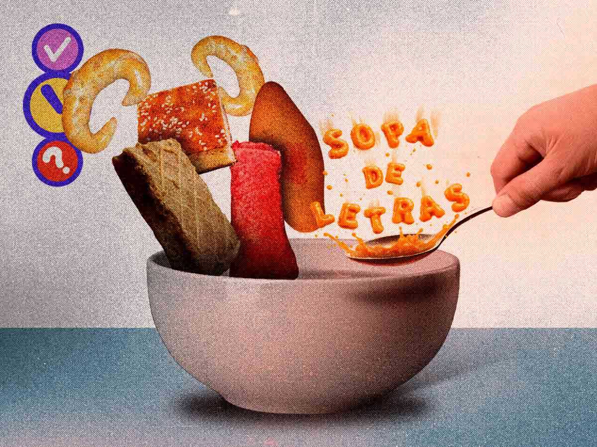 Poné a prueba tu antojo por el pan dulce en esta sopa de letras