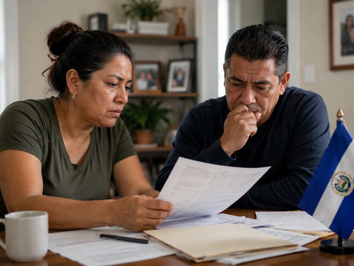 Miles de salvadoreños amparados por el TPS permanecen atentos a los cambios y decisiones sobre este beneficio migratorio en Estados Unidos. Foto EDH / Imagen de referencia generada con IA