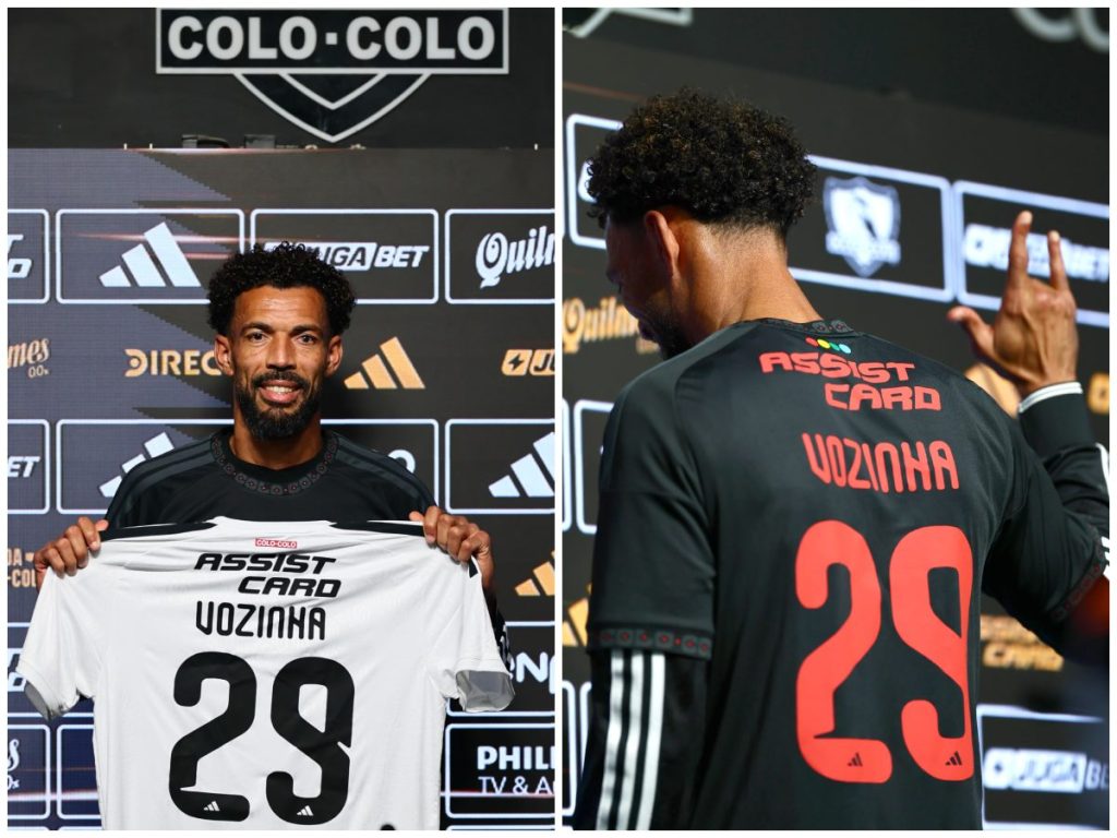 Vozinha fue presentado como nuevo refuerzo de Colo Colo en el Estadio Monumental. Foto: EFE