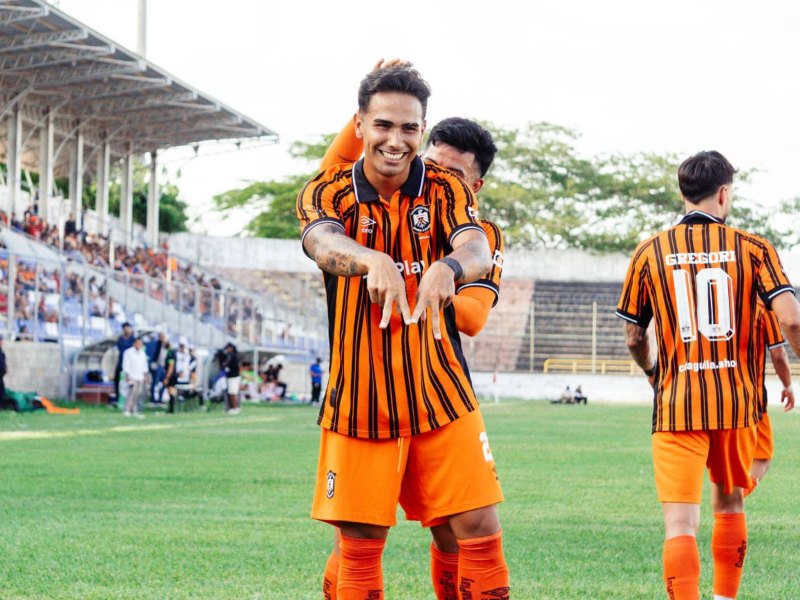 Águila celebró su segundo gol ante Balboa en el estadio Juan Francisco Barraza, durante el partido de la jornada 5 de la Primera División.
