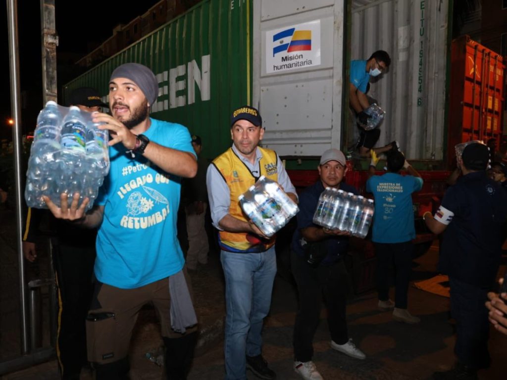 Este segundo envío se suma al primer cargamento recibido previamente, como parte de la asistencia destinada a familias damnificadas por la emergencia.
