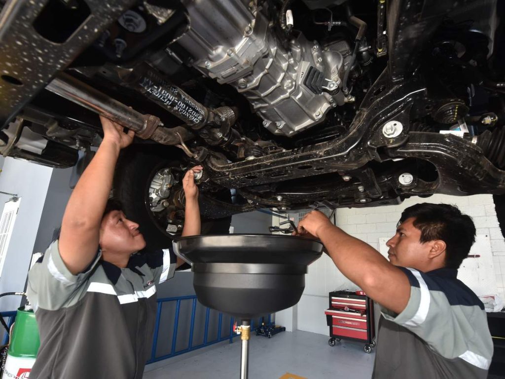 La nueva agencia Changan Constitución cuenta con taller para mantenimiento y servicio posventa de los vehículos de la marca.